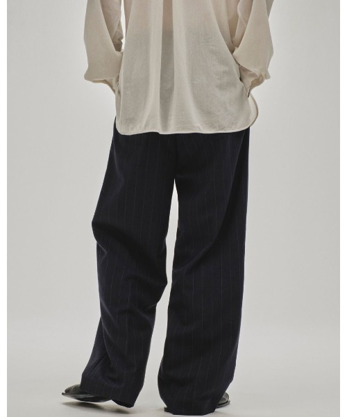 TODAYFUL スラックス パンツ Stripe Tuck Trousers 12510702