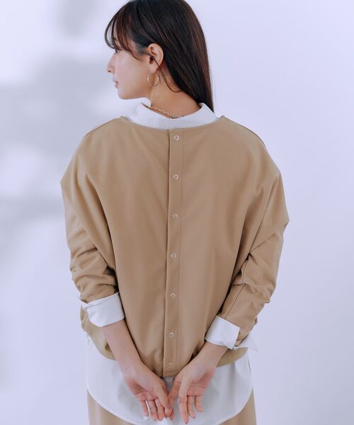 tシャツ カットジョーゼットドロストトップス 「低身長・小柄女性」 レディース tシャツ カットジョーゼットドロストトップス 「低身長・小柄