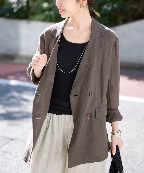 SLOBE IENA コート アウター ラミージョーゼットジャケット