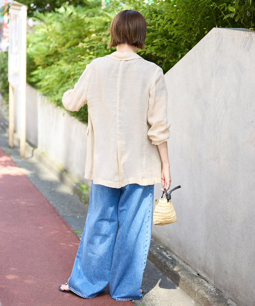 SLOBE IENA コート アウター ラミージョーゼットジャケット