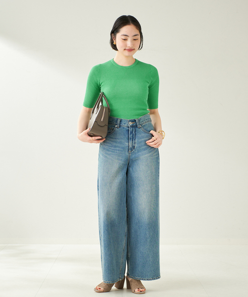 ニット セーター whisper rib sheer プルオーバー レディース plage ニット セーター whisper rib sheer プルオーバー