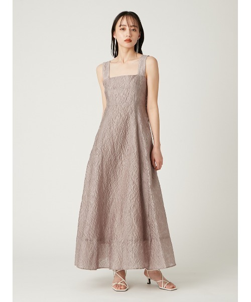 FRAY I.D ♡ワイドストラップフレアワンピース FRAY I.D ワンピース 「00サイズ」ワイドストラップフレア