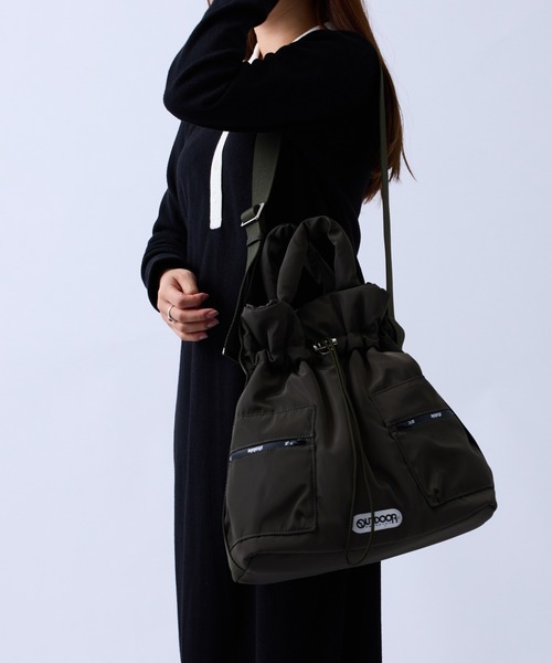 OUTDOOR PRODUCTS ★別注/2WAYドローストリングバッグ OUTDOOR PRODUCTS ショルダーバッグ 「OUTDOOR meet j.n.r.d