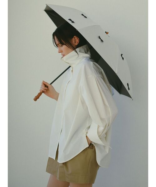美品୨୧エレンディーク ジャカード2WAYシャツブルゾン ジップアップノーカラー 美品୨୧エレンディーク ジャカード2WAYシャツブルゾン ジップ