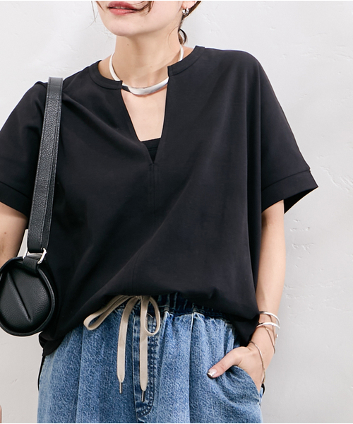 tシャツ 抗菌防臭ドライポンチスキッパー レディース JOURNAL STANDARD tシャツ 抗菌防臭ドライポンチスキッパー
