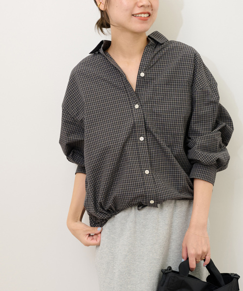 「JOURNAL STANDARD relume」 長袖シャツ FREE グレー レディース JOURNAL STANDARD relume 「JOURNAL relume」 長袖シャツ FREE
