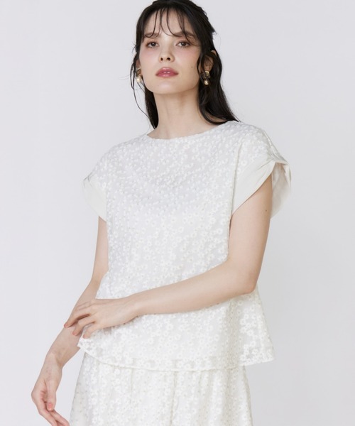 Maglie le cassetto（マーリエ ル カセット） ブラウス シャツ シアー