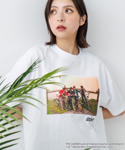 グニーズtシャツ プリントTシャツ ドロップショルダー オーバーサイズ シネマ