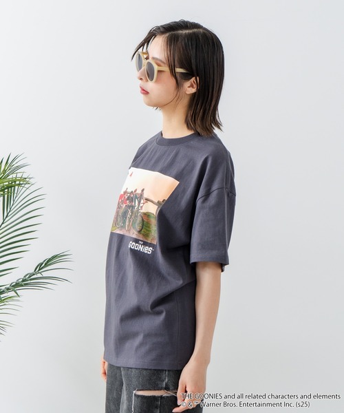 グニーズtシャツ プリントTシャツ ドロップショルダー オーバーサイズ シネマ