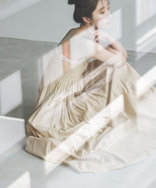 MARIHA 「MARIHA」 キャミソールワンピース 36 ベージュ レディース  