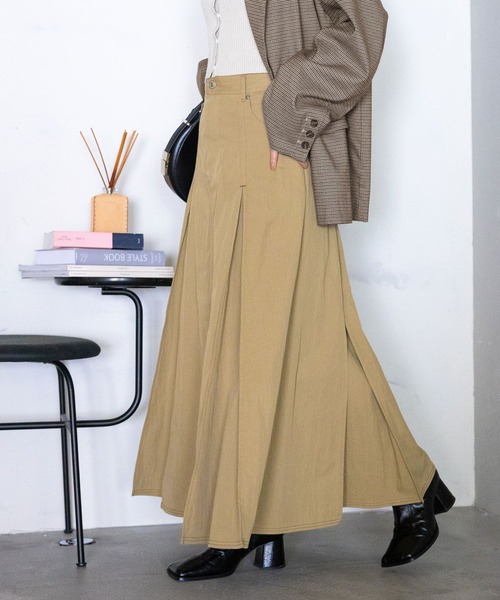 RAGEBLUE（レイジブルー） スカート ボックスプリーツチノスカート