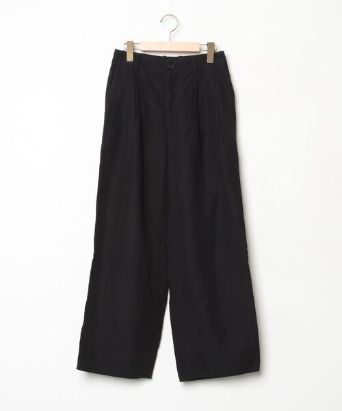AURALEE オーラリー スラックス　ブラック AURALEE オーラリー スラックスパンツ A20SP02CL WOOL CUPRA