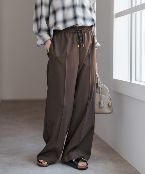 Spick＆Span（スピック アンド スパン） ワイドパンツ スラックス