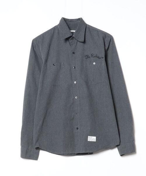 HARE グレー レース付き 長袖シャツ 楽天市場】HARE (M)ボタニカルレースSH/LS ハレ トップス シャツ
