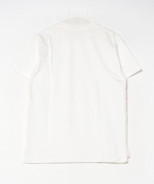 「SCYE BASICS」 ワンポイント半袖Tシャツ 38 ホワイト メンズ