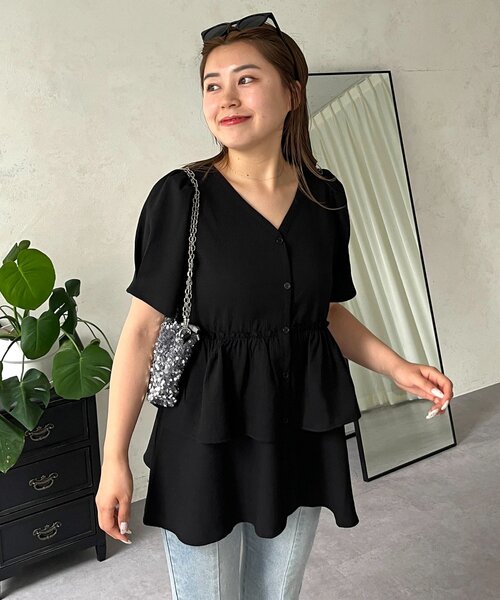 prose verse（プロズヴェール） ブラウス シャツ 「MOMO」Vネック