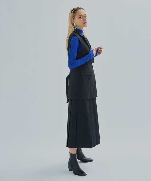 UNITED TOKYO（ユナイテッドトウキョウ） プリーツスカート 1 グレー