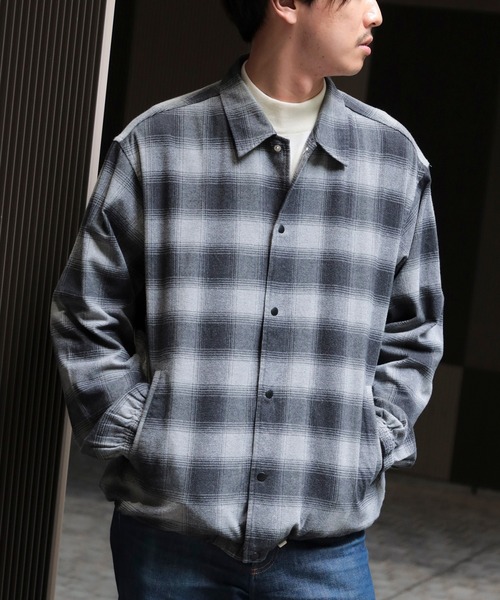 ジャケット・アウター 50s PENDLETON Ombre Check Shirt Jacket PENDLETON（ペンドルトン） tシャツ 「別注」PENDLETON / コーチ
