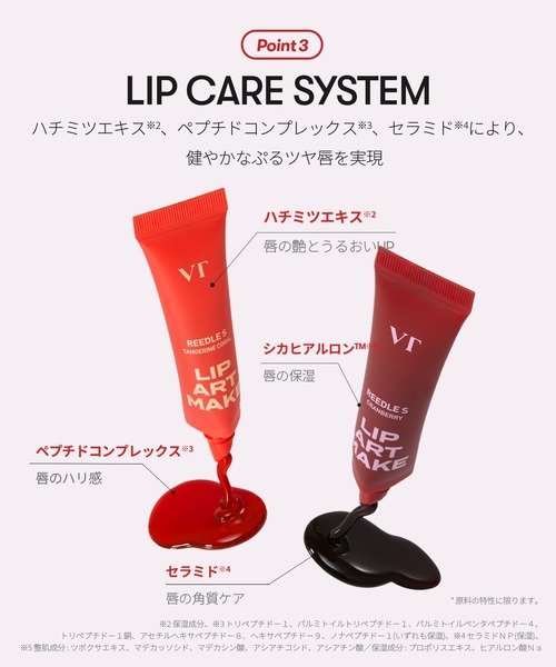 VT（ブイティー） 口紅 リップ リードルS リップアートメイク