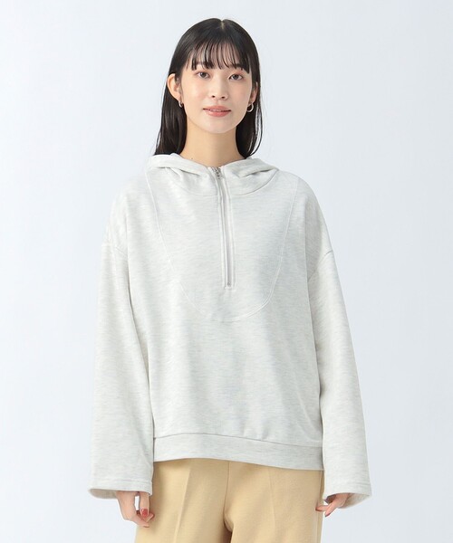 BEAMS HEART（ビームス ハート） パーカー ハーフジップ フード