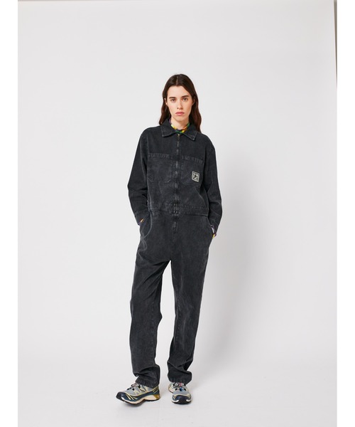 BOBO CHOSES サロペット オーバーオール Denim zip-up jumpsuit
