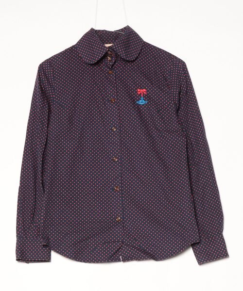Vivienne Westwood ドット 水玉 ストライプ ブラウス シャツ Vivienne Westwood - ヴィヴィアン 水玉シャツの通販 by yucco's