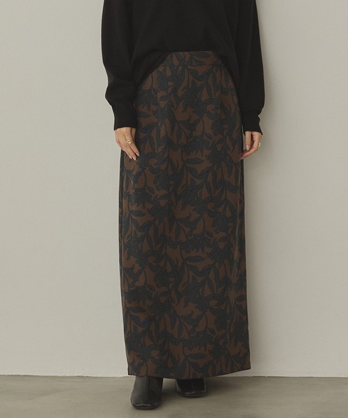 hunch（ハンチ） スカート 花柄プリント ナロースカート : ZOZOTOWN