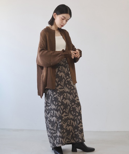 hunch（ハンチ） スカート 花柄プリント ナロースカート : ZOZOTOWN