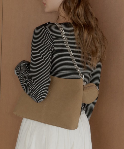 ボートネックボーダーロングT GIUNON tシャツ boat neck border long-t / ボートネックボーダーロンT