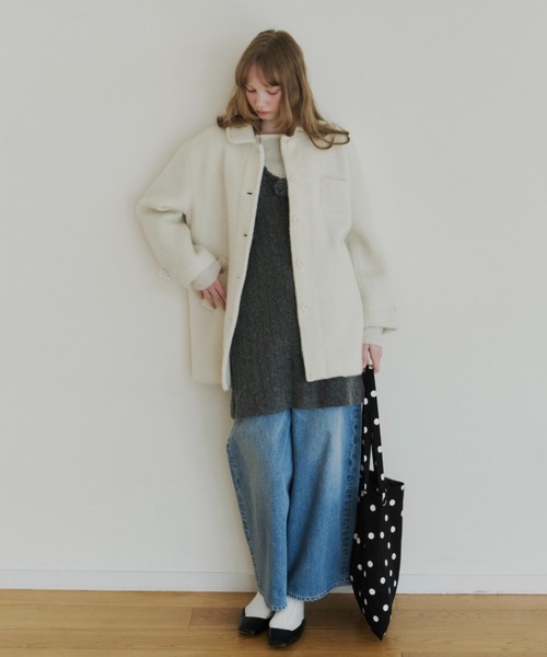 GIUNON tシャツ boat neck border long-t / ボートネックボーダーロンT