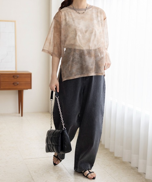 「LEPSIM」 加工デニムパンツ MEDIUM ブルー系その他2 レディース