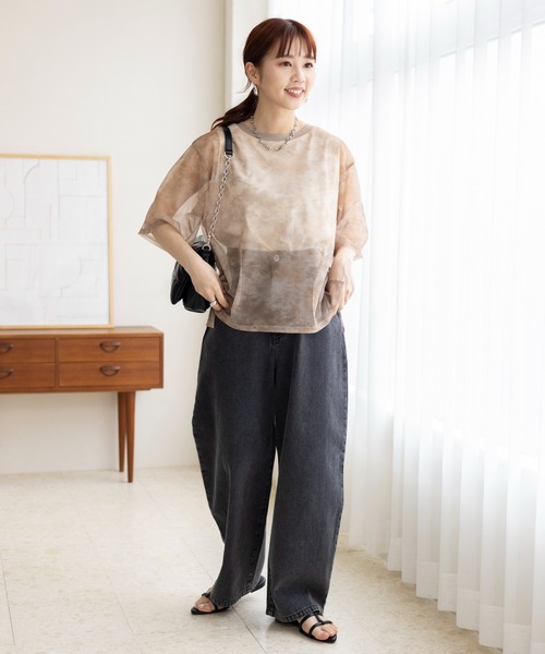 「LEPSIM」 加工デニムパンツ MEDIUM ブルー系その他2 レディース