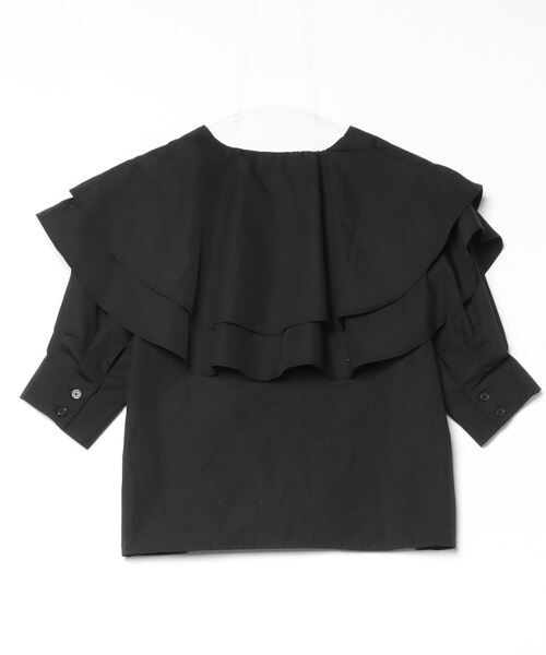 「MURUA」 半袖ブラウス FREE ブラック レディース_画像2