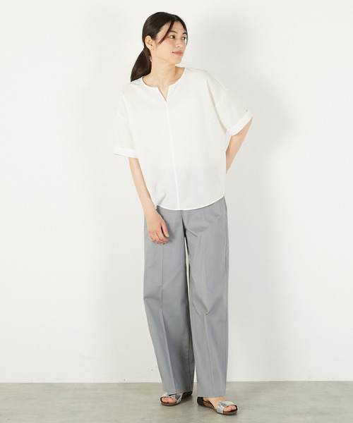 「MELROSE claire」 半袖ブラウス FREE レモンイエロー レディース_画像8