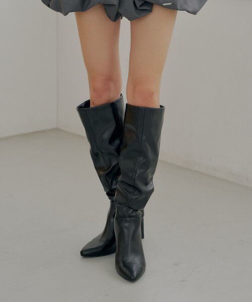 Chico（チコ） ブーツ ロングスラウチーブーツ レディース : ZOZOTOWN