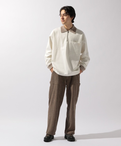 nowos コットンベロアシャツ nowos コットンベロアシャツ WESTSEA（ウエストシー） シャツ ベロア