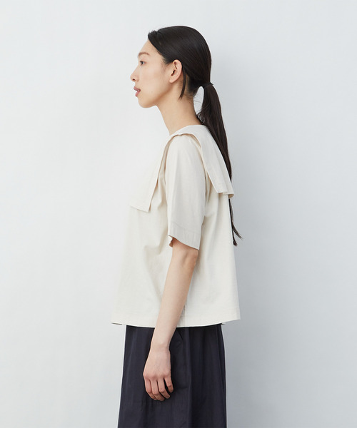 「LOISIR」 半袖カットソー FREE キナリ レディース_画像2