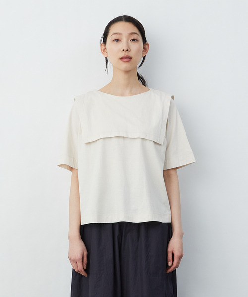「LOISIR」 半袖カットソー FREE キナリ レディース_画像5