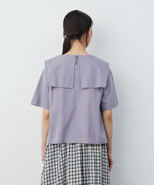 「LOISIR」 半袖カットソー FREE キナリ レディース_画像6