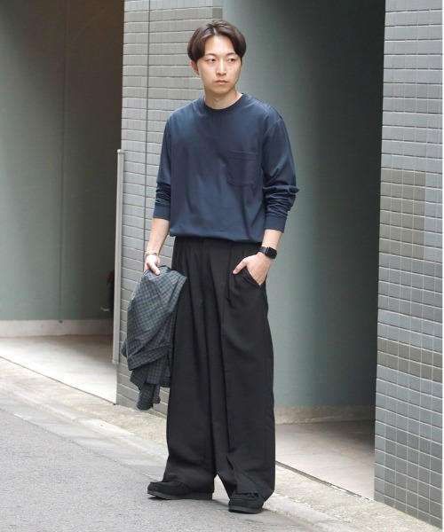 BACK NUMBER ワイドパンツ パンツ メンズ : ZOZOTOWN Yahoo!店 - 通販