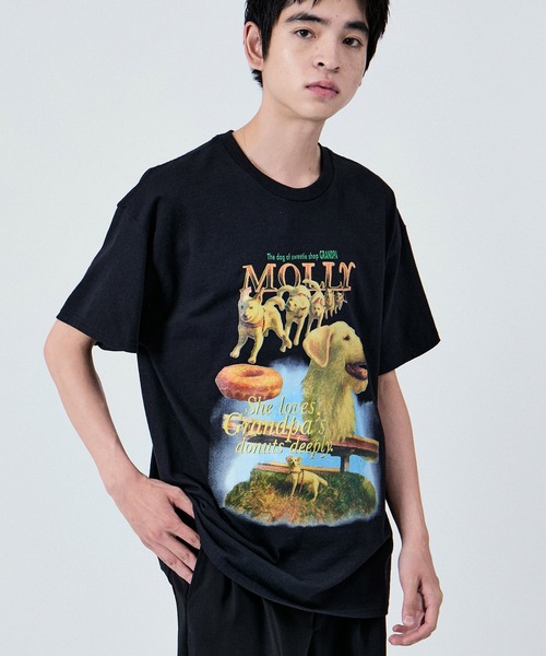 M TO R（ムウトアール） tシャツ 「GRANDPA」別注 MOLLY DOG 半袖 T