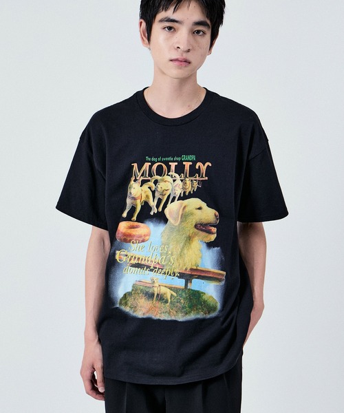 M TO R（ムウトアール） tシャツ 半袖 「GRANDPA」別注 MOLLY DOG 半袖