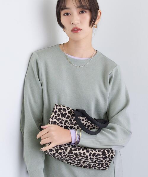 INDIVI★新品未使用タグ付き★レディース　セーター　ニット　格安 INDIVI（インディヴィ） ニット セーター 「洗える」アシメデザイン