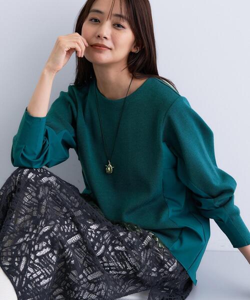 INDIVI（インディヴィ） ニット セーター 「洗える／選べる8色」トーン