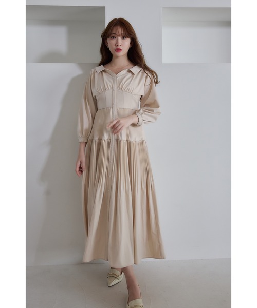 Her lip to 「Her to」 シャツワンピース M スカイブルー