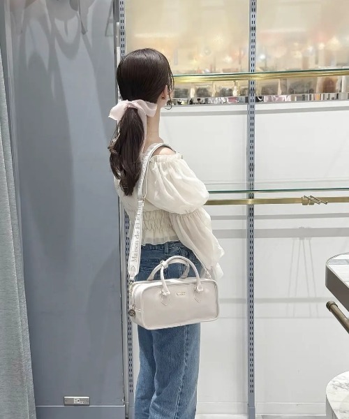 Maison de FLEUR メゾンドフルール 2WAYバッグ 星をつかまえるビジューバッグ  PVC    ベージュ レディース / 240001154361 Maison de FLEUR - Maison de FLEUR メゾンドフルール 2WAYバッグ 星を
