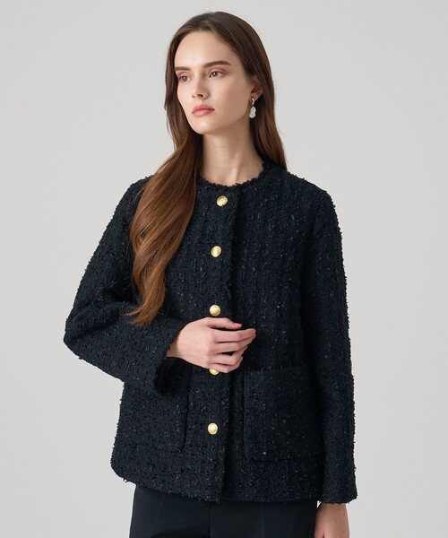 ANAYI（アナイ） コート アウター フラッグツイードキルティングコート