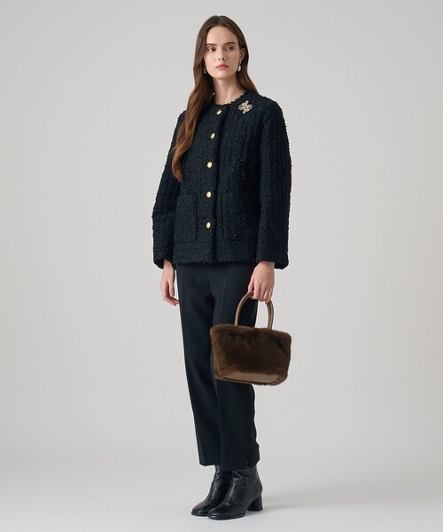 【ANAYI】新品未使用　25AW　現行品　フラッグツイードキルティングコート ANAYI｜フラッグツイードキルティングコート Fashion(楽天 Rakuten | ジャケット・アウター