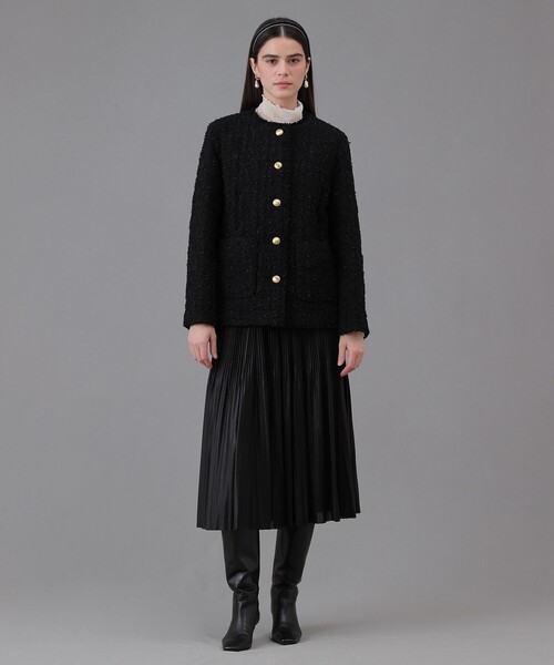 ANAYI（アナイ） コート アウター フラッグツイードキルティングコート