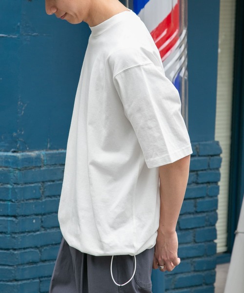 「FORK&SPOON」 半袖Tシャツ 5 ブラック メンズ_画像5